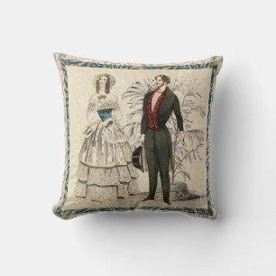 Coussin Mariage victorien Mariage vintage 1844 Oeuvre arti