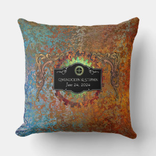 Coussin Mariage Vintage Steampunk