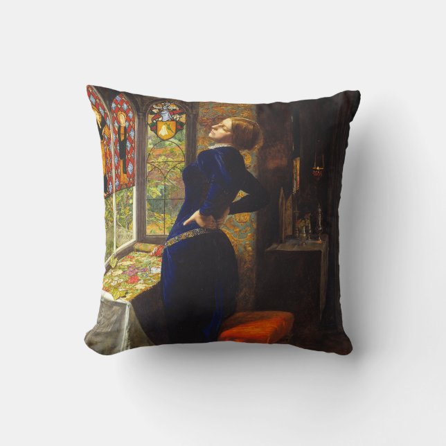 Coussin Mariana, ch. 1851 par Sir John Everett Millais (Recto)