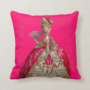 Coussin Marie Antoinette au Tea Party de Versailles