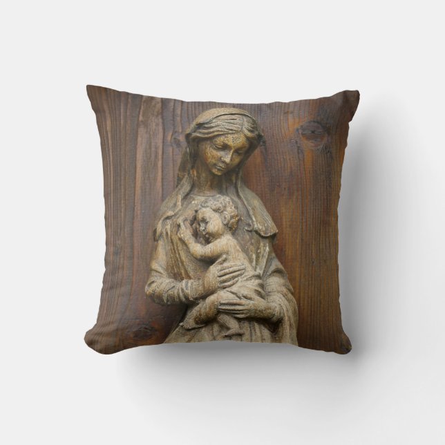 Coussin Marie Et Bébé Jésus (Recto)