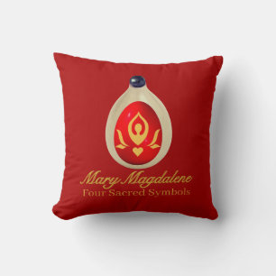 Coussin Marie Madeleine - Quatre Symboles Sacrés