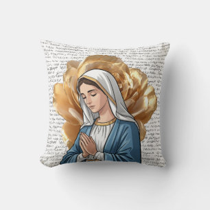 Coussin Marie Mère Religieuse Catholique Chrétienne Baptêm