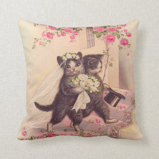 Coussin Mariée et de chats Mariages