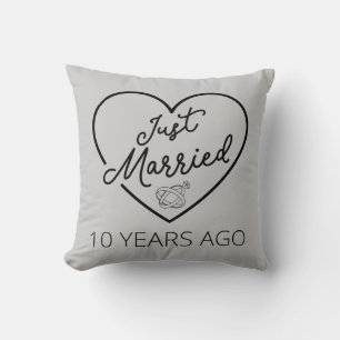 Coussin Mariés depuis 10 ans III