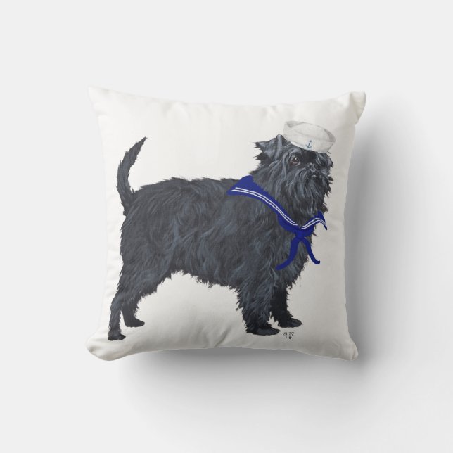Coussin Marin Affenpinscher (Recto)