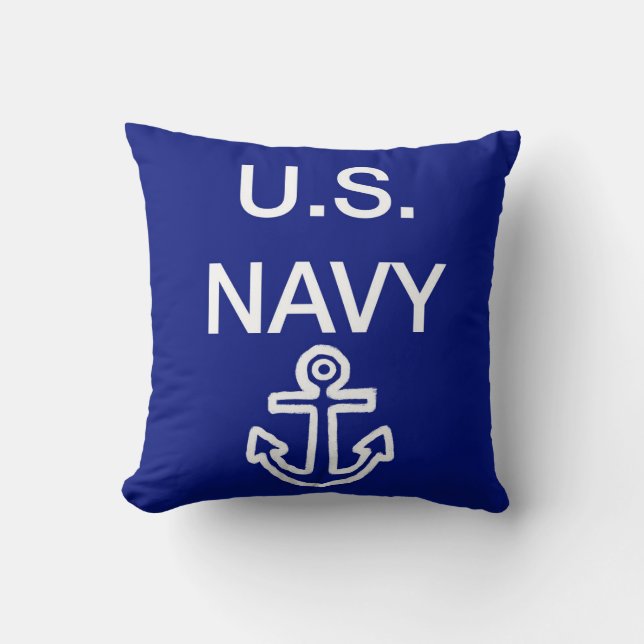 Coussin Marine américaine (Recto)
