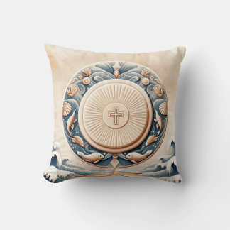 Coussin Marine Art Style Eucharistique Communion Hôte
