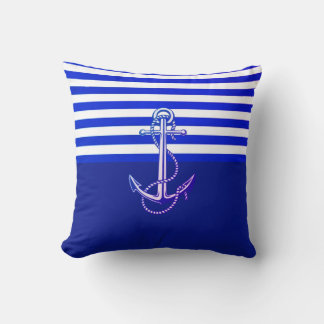 Coussin Marine bleue