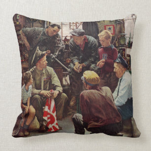 Coussin Marine de retours au pays