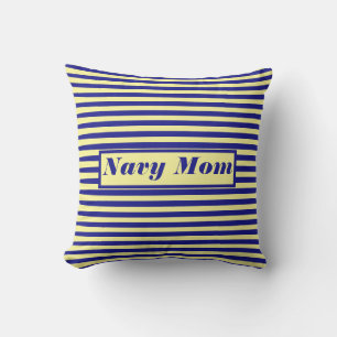 Coussin Marine Mère's Day Cadeaux Décor bleu jaune