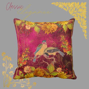 Coussin Marine renversée et géométrie blanche Solide inver