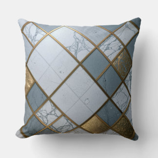 Coussin Marmor Gold Raster Luxus Geometrie