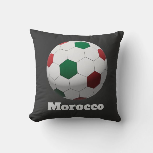 Coussin Maroc Football (Recto)