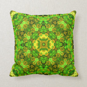 Coussin "Marqueterie de jardin "