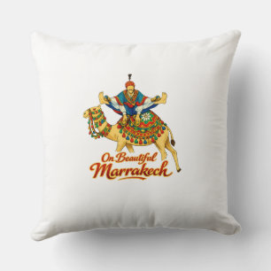 Coussin Marrakech Maroc Design Vibrant Voyage Art