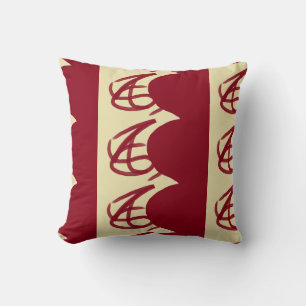 Coussin marron et marron Abstraits