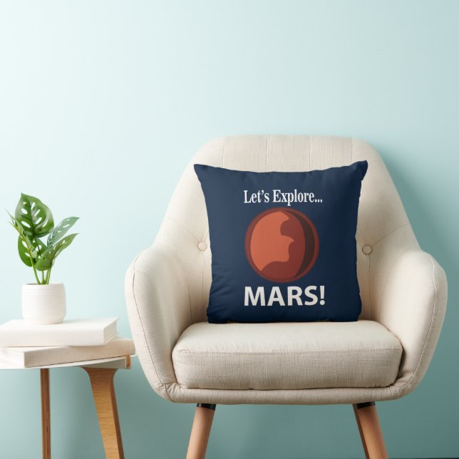 Coussin Mars Explorons Mars (Chaise)