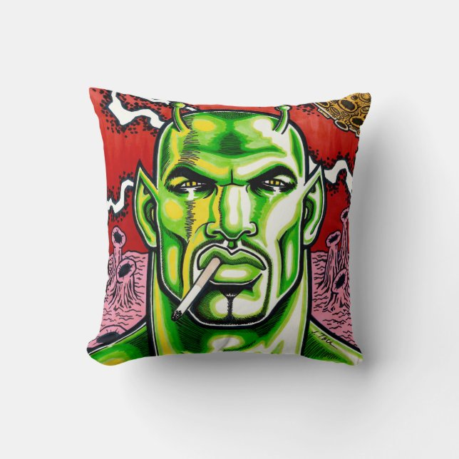 Coussin Martian Machismo (Recto)