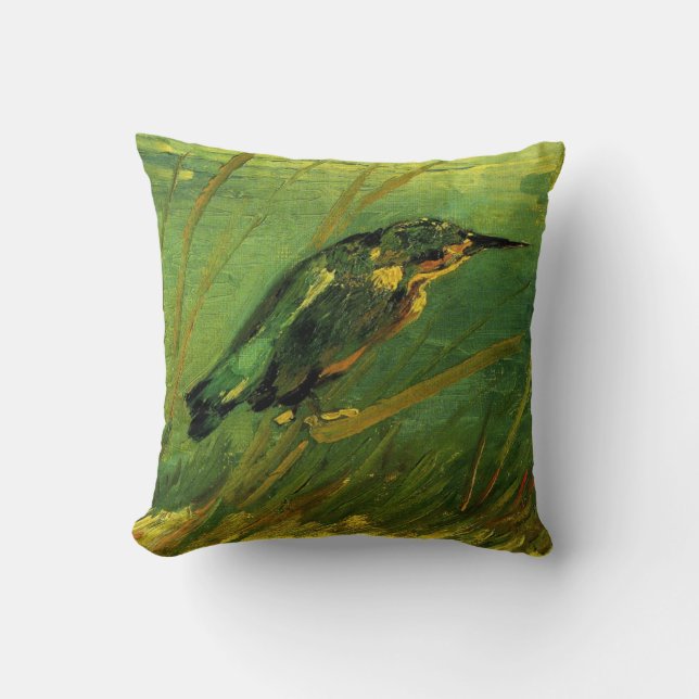 Coussin Martin-pêcheur par Vincent van Gogh (Recto)