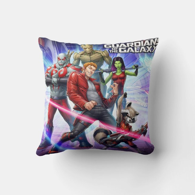 Coussin marvel comics Throw Pillow (Verso)