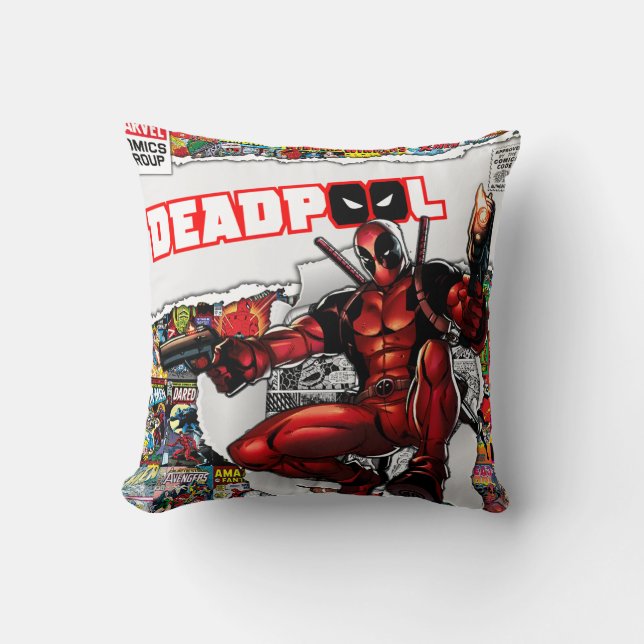 Coussin marvel comics Throw Pillow (Recto)