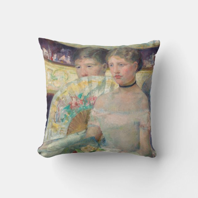 Coussin Mary Cassatt - Le Loge (Recto)
