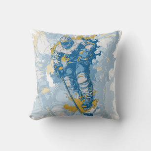 Coussin Mascotte de hockey sur glace audacieuse Sports d'h
