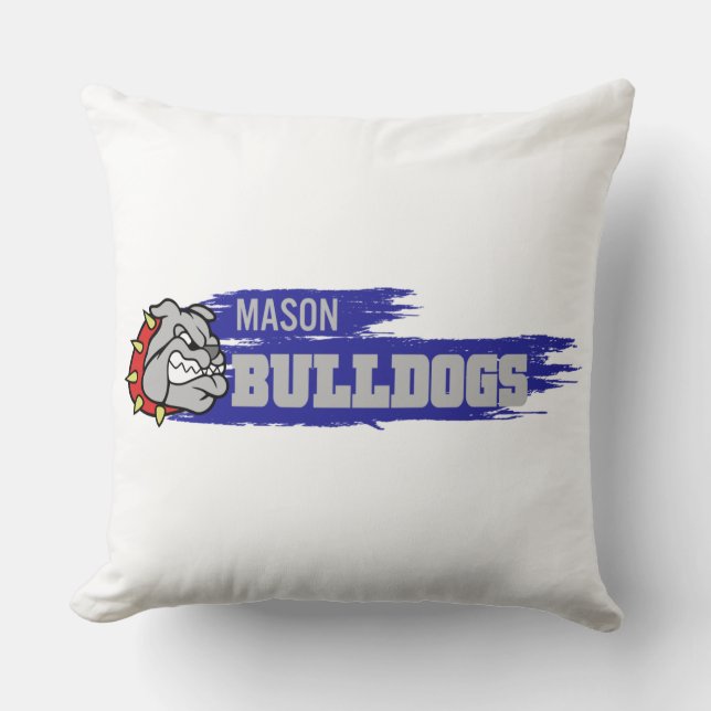 Coussin Mason Bulldogs #6 (Recto)