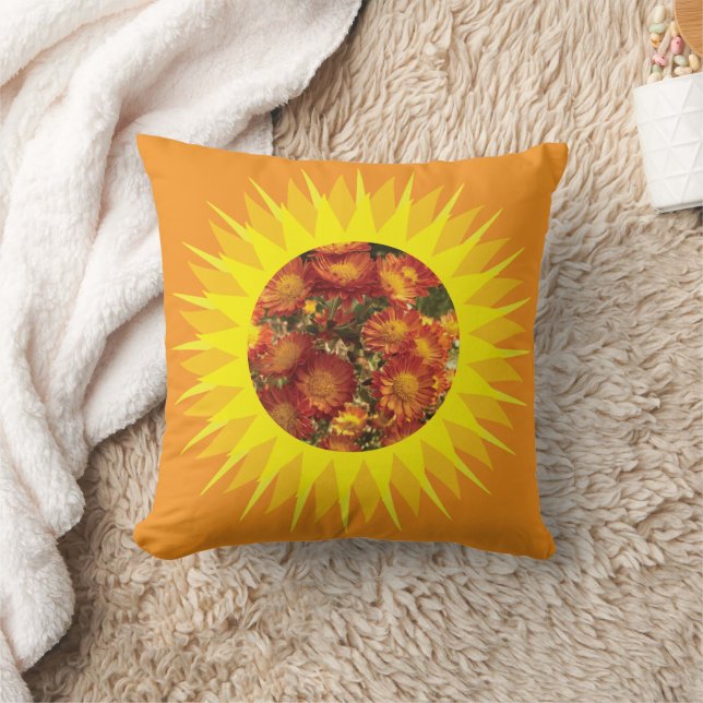Coussin Masque de clip de soleil de mères (Couverture)