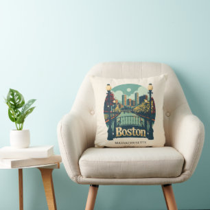 Coussin Massachusetts de Boston