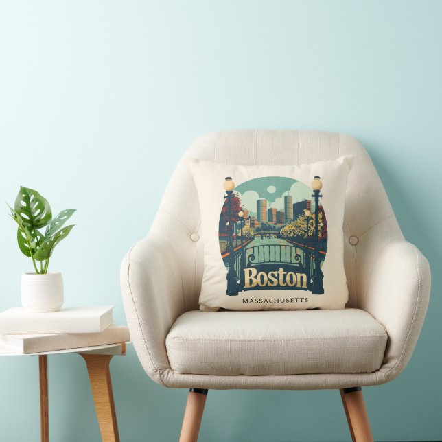 Coussin Massachusetts de Boston (Chaise)