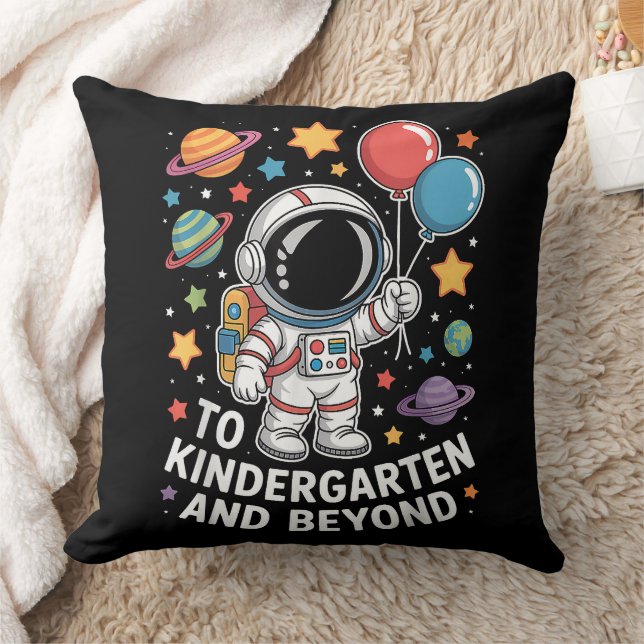 Coussin maternelle et au-delà astronaute espace (Couverture)