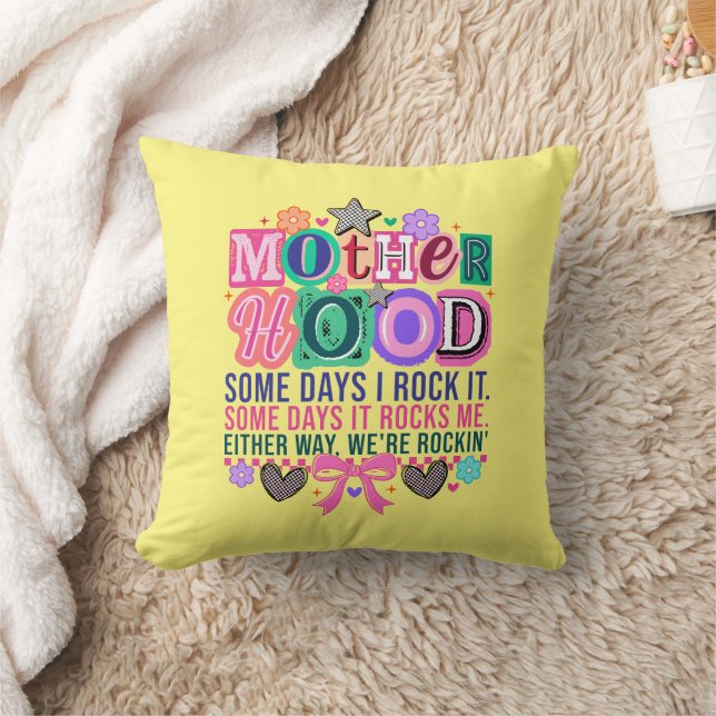 Coussin Maternité Rockin Fun art de mots  (Couverture)