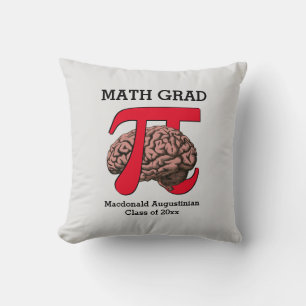 Coussin MATH GRAD Pi Cerveau Graduation