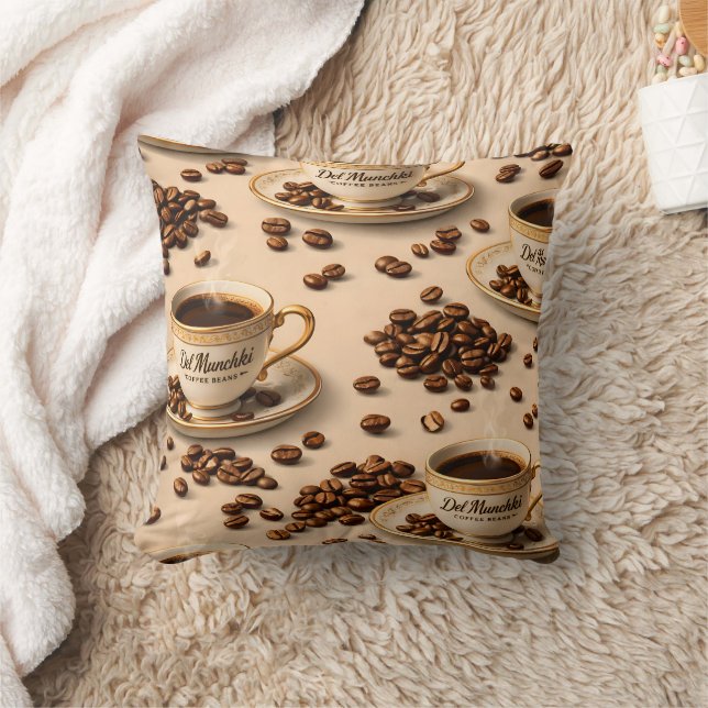 Coussin Matin, café torride drôle et identifiable (Couverture)