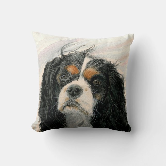 Coussin Mattie le Roi Charles Cavalier Spaniel (Recto)