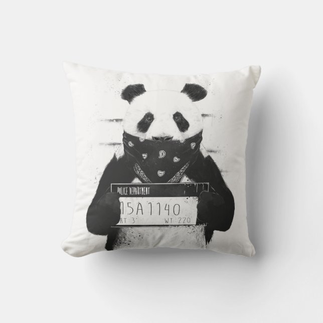 Coussin Mauvais panda (Recto)