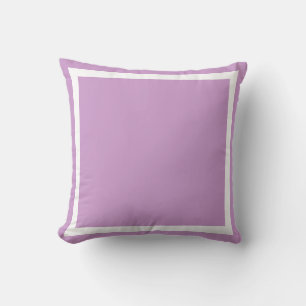 Coussin mauve-clair de lavande molle de couleur