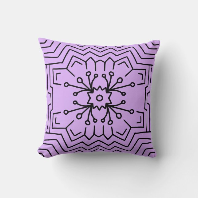 Coussin Mauve déco (Recto)