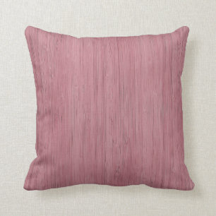 Coussin Mauve violet bambou apparence de grain de bois