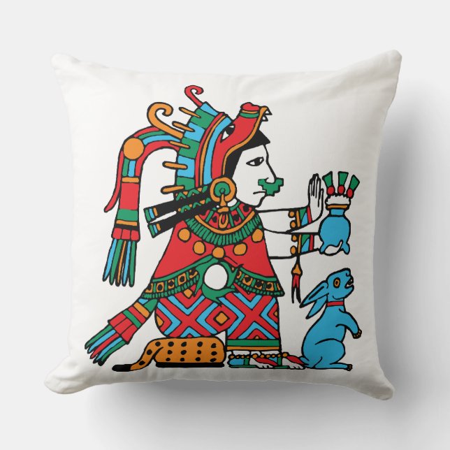 Coussin Mayauel – Déesse du Pulque et de l'Ivresse (Recto)