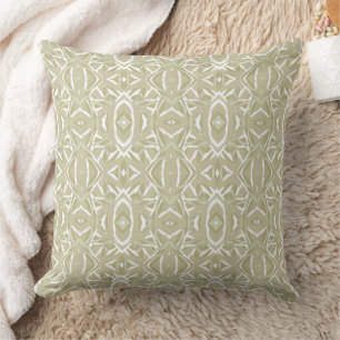 Coussin Maz Diamond Neuro Art - Olive Beige
