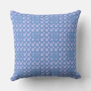 Coussin Mazipoodles Carré 3D grille Dusty Blue Lilac