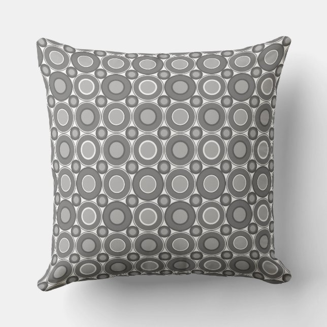Coussin Mazipoodles Donuts gris (Verso)