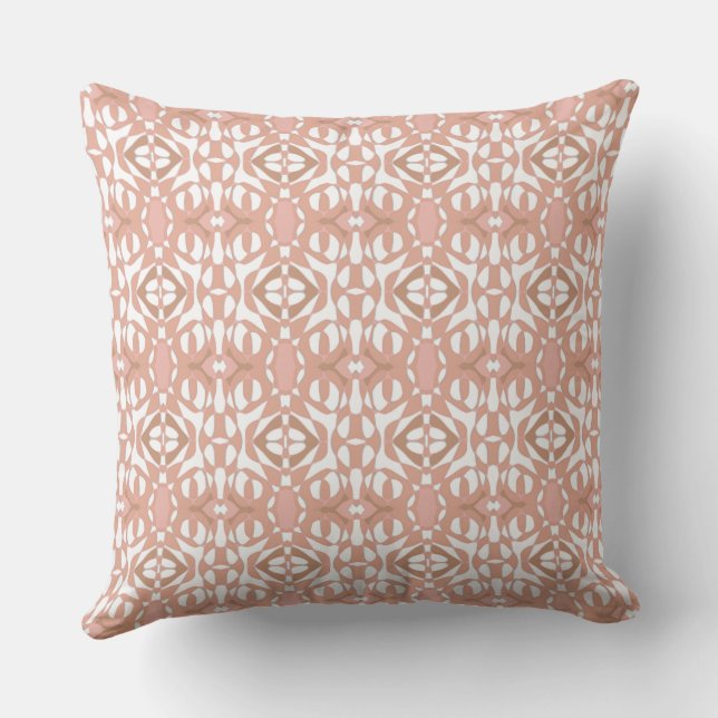 Coussin Mazipoodles Neuro Art - Corail blanc (Verso)