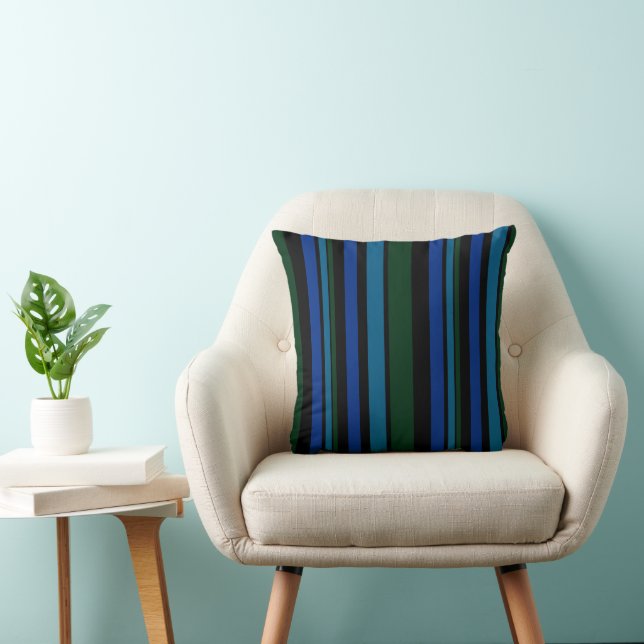 Coussin MAZIPOODLES Rayures Spaghetti 36 (Chaise)