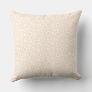 Coussin Mazipoodles Teardrops Abstraits - Pêche blanc