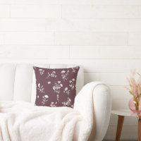 Meadow fleur sauvage vin délicat motif rouge