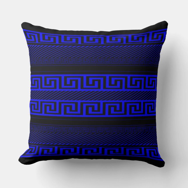 Coussin Meander Line Art (Recto)